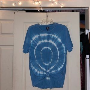 Tie dye blue & white Tee